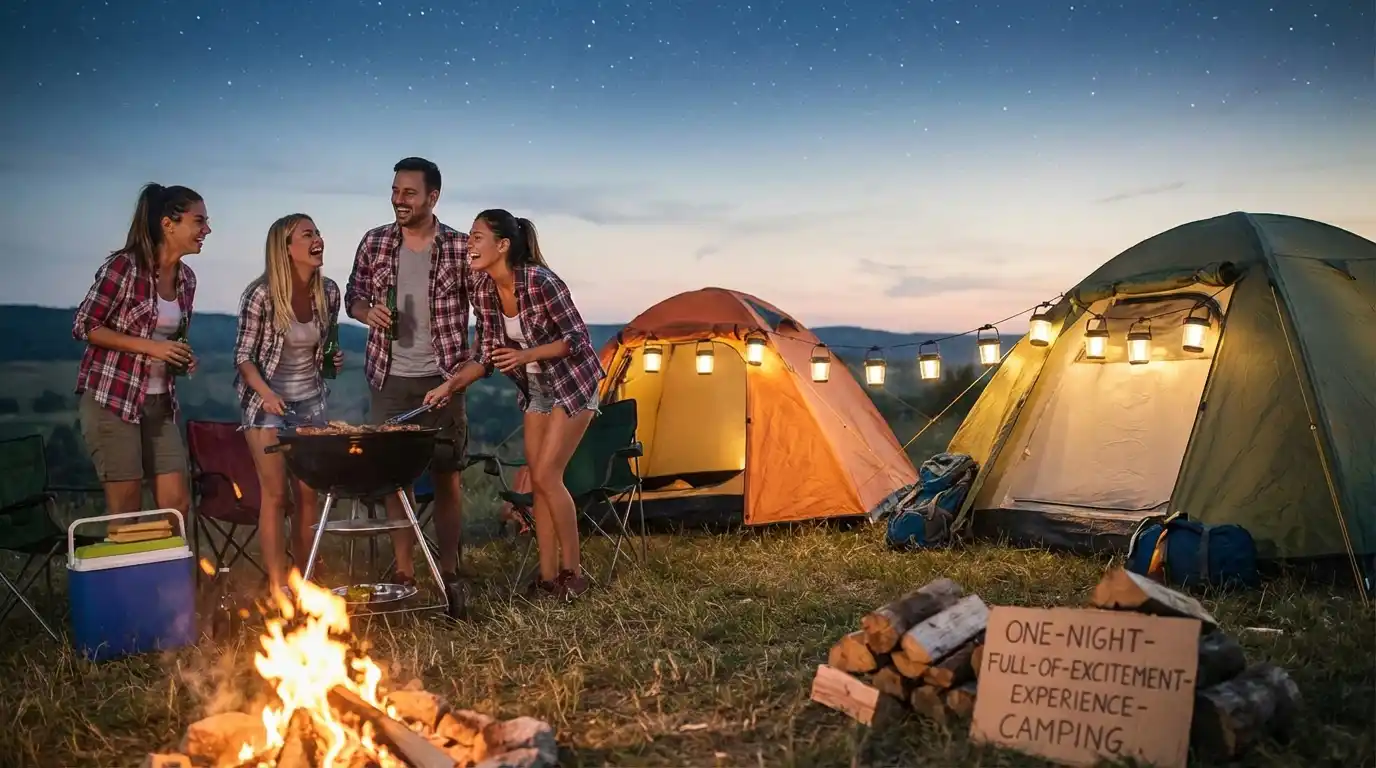 Satu Malam Penuh Keseruan Merasakan Camping